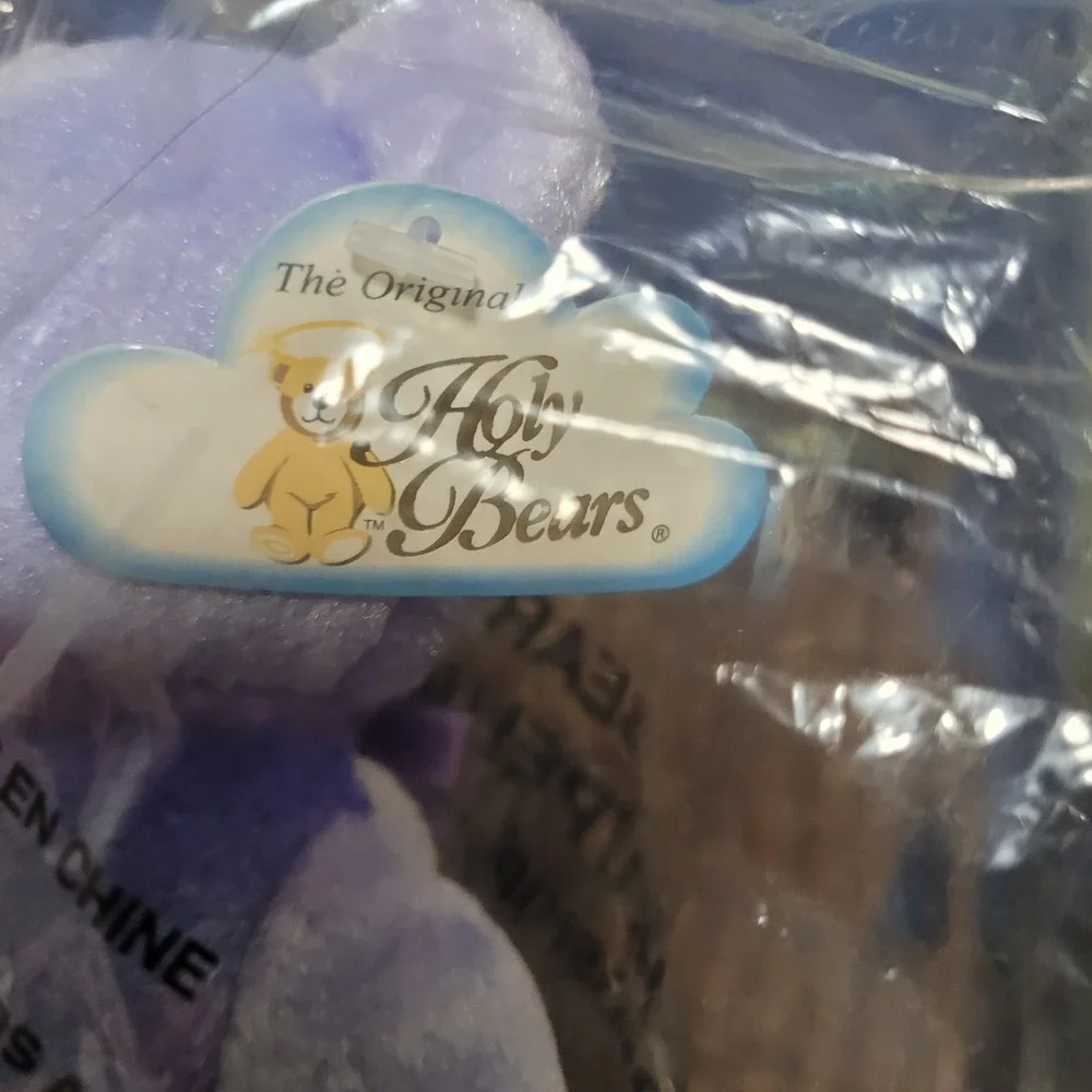 New 2004 Holy Bears Amity The Friendship‎ Bear Beanie Plush Christian Bible Bear
